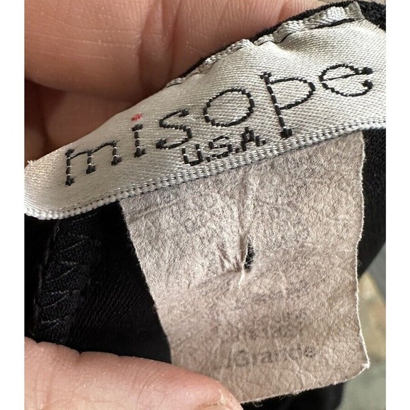 Vtg Halter Dress Y2K Wrap V Neck Grunge Goth Whimsy Witchy Sz Large Stretch Pink - Picture 8 of 8